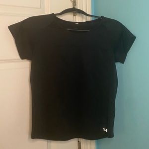 Cute Black Open-Back workout top